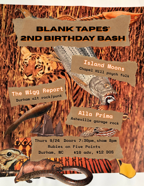 Blank Tapes Anniversary Show Logo