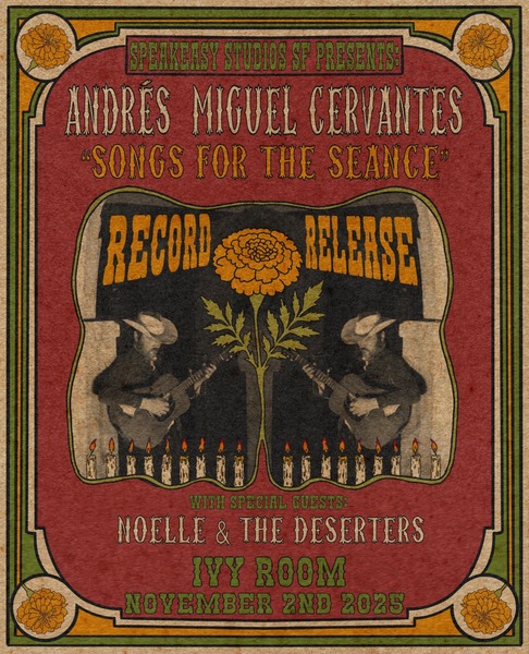 Andrés Miguel Cervantes 'Songs For The Seance' Record Release  Logo