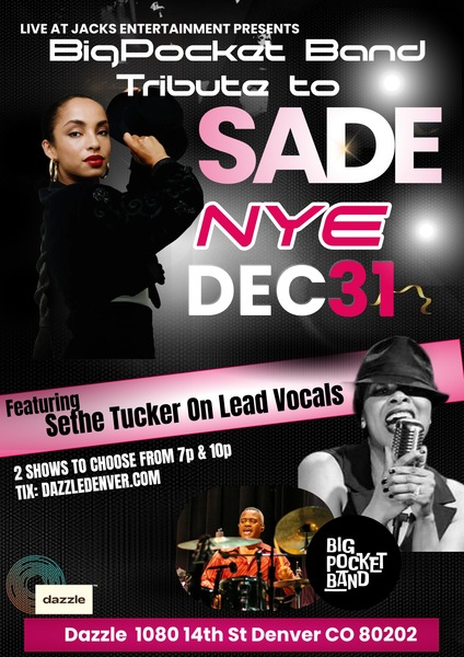 BigPocket Tribute to Sade feat. Sethe Tucker: New Years Eve Gala Logo