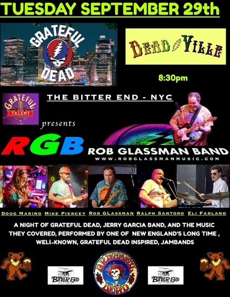 Deadville w/RGB (Rob Glassman Band) Logo