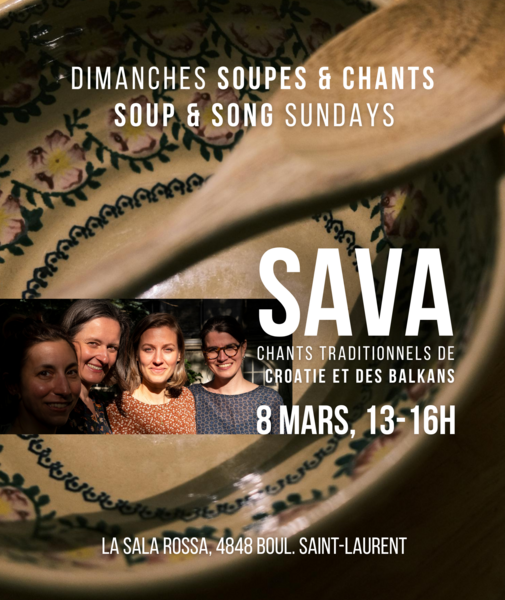 Dimanches soupes & chants / Soup & Song Sundays Logo