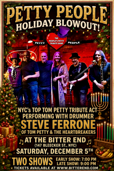 Petty People Holiday Show Featuring Steve Ferrone Of Tom Petty & The Heartbreakers Logo