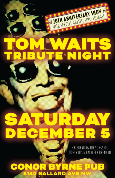  20th Annual Tom Waits Night  Logo