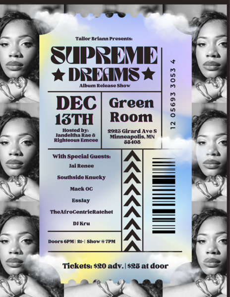 Supreme Dreams Album Release Show Logo