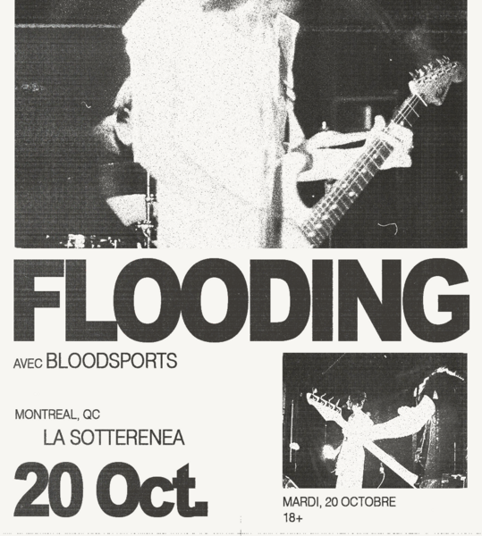 BLUE SKIES TURN BLACK PRÉSENTE: FLOODING + BLOODSPORTS Logo