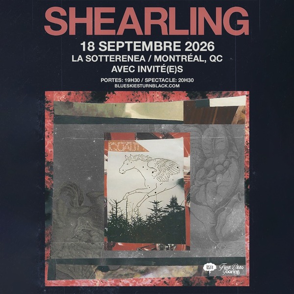Blue Skies Turn Black présente: SHEARLING +ANTENNA93 + DEATH AS IT SHOOK YOU  Logo