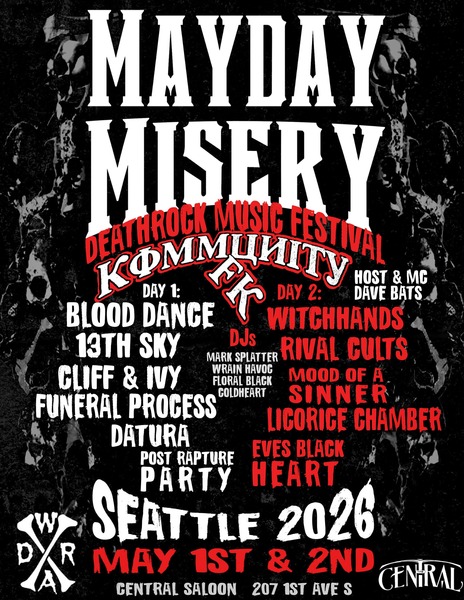 May Day Misery: Death Rock Music Festival Logo