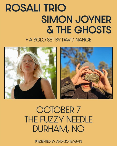 Rosali Trio + Simon Joyner & The Ghosts  Logo