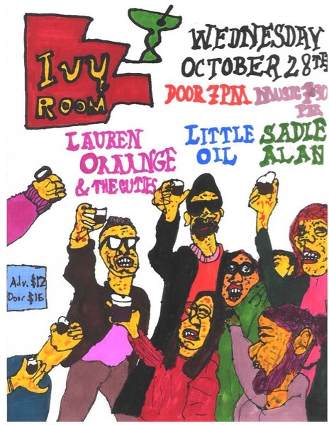 Lauren Oraange and the Cuties + Little Oil + Sadie Alan Logo