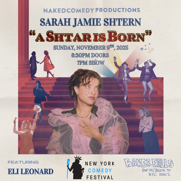 A SHTAR IS BORN starring Sarah Shtern Logo