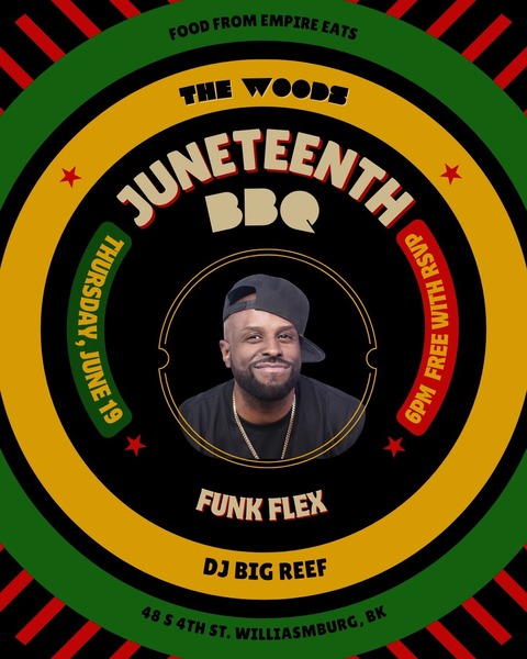 Juneteenth BBQ w/ Funk Flex Logo