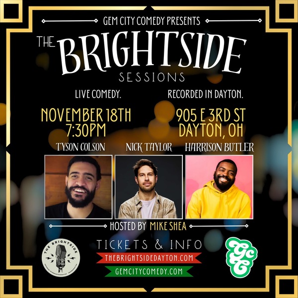 Gem City Comedy Presents: The Brightside Sessions Logo