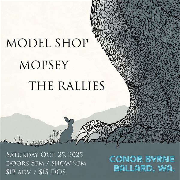 Model Shop, Mopsey & The Rallies Logo