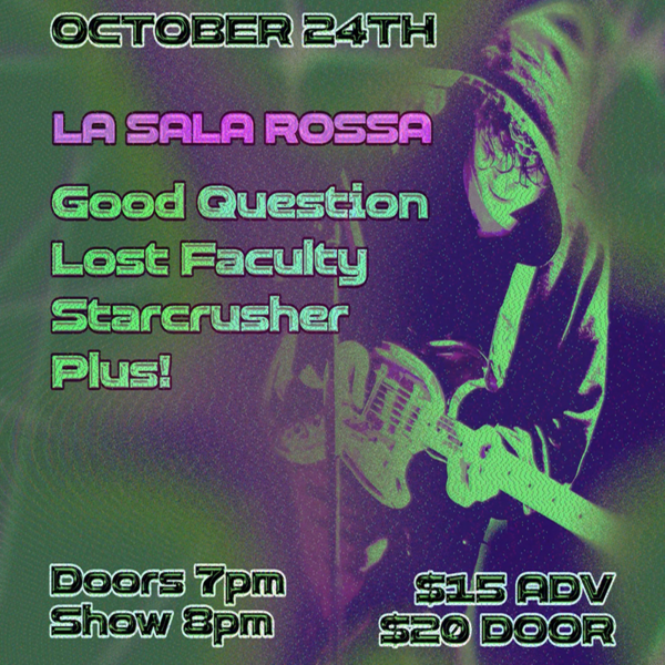 Plus! + Starcrusher + Lost Faculty + Good Question Logo
