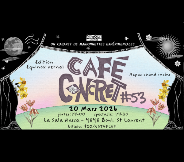 CAFÉ CONCRET #53 - Édition Équinox Vernal Logo