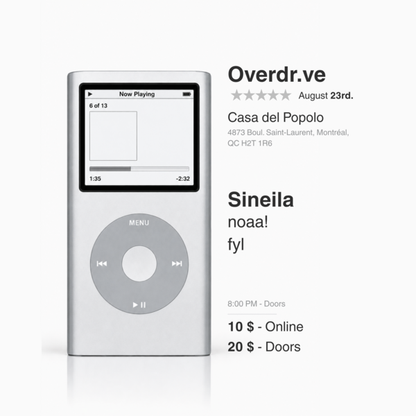 overdr.ve: sineila + noaa! + fyl Logo
