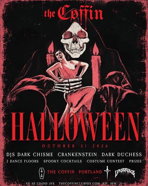 The Coffin Halloween Logo