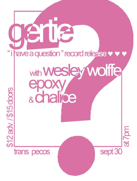Gertie / Wesley Wolffe / Epoxy / Chalice Logo