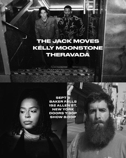 The Jack Moves, Kelly Moonstone and Theravada Logo