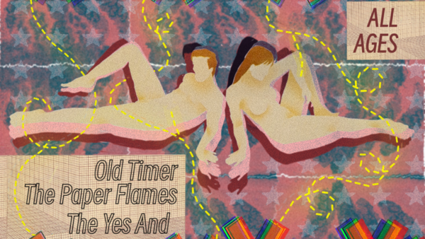 Old Timer + The Paper Flames + The Yes And   Logo