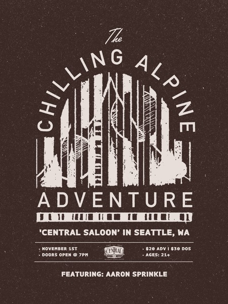 The Chilling Alpine Adventure • Aaron Sprinkle Logo