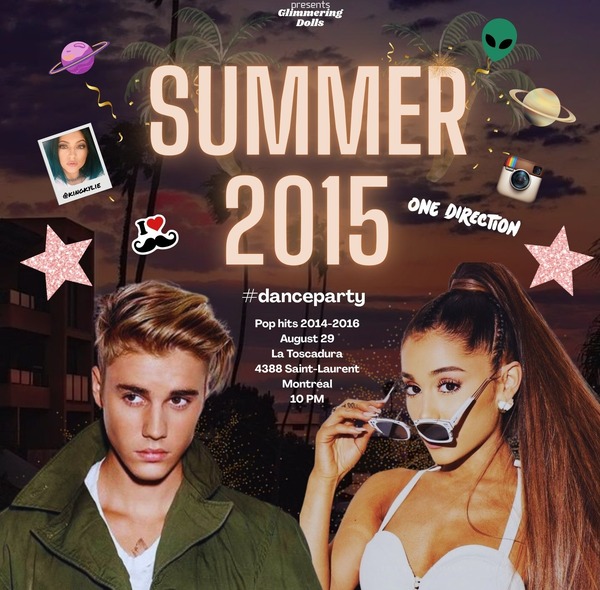 SUMMER 2015: NOSTALGIC POP DANCE PARTY ☆ Logo