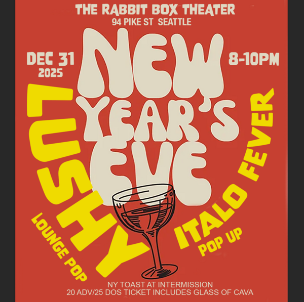 New Years Eve with Lushy + Italo Fever Pop Up Logo