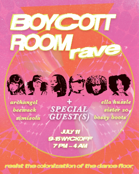 Boycott Room Rave Logo