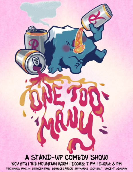 One Too Many: A Stand-Up Comedy Show Logo