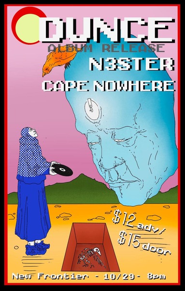 DUNCE (Album Release) | N3STER | CAPE NOWHERE Logo