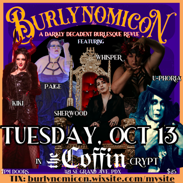 BURLYNOMICON - OCTOBER Logo