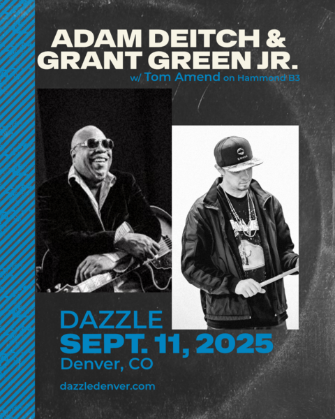 Grant Green Jr. with Adam Deitch Logo