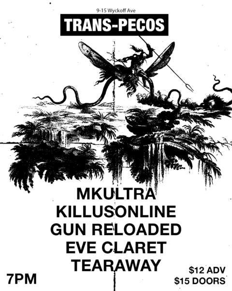 MKUltra / killusonline / Gun Reloaded / Eve Claret / tear away Logo