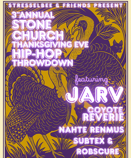 3rd Annual Thanksgiving Eve Hip-Hop Blowout JARV Logo