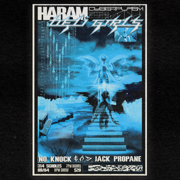 DELI GIRLS / HARAM / CYBERPLASM / JACK PROPANE / NO KNOCK Logo