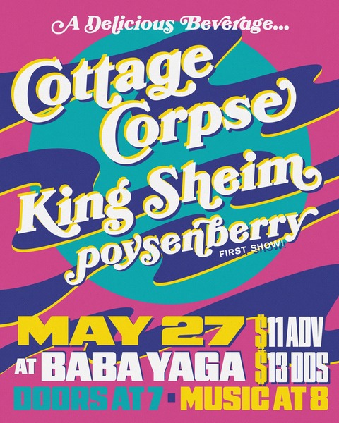 Cottage Corpse with King Sheim and Poysenberry Logo