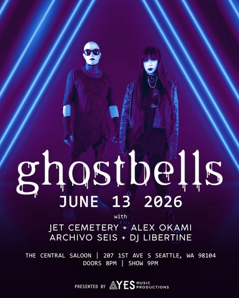 Ghostbells • Jet Cemetery • Alex Okami • Archivo Seis Logo