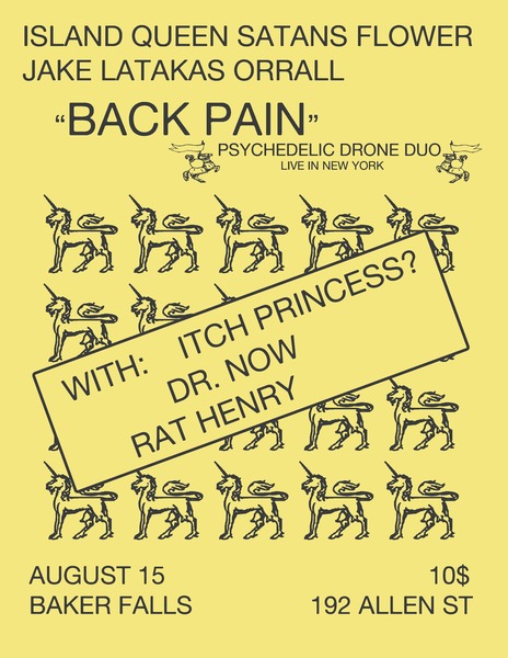 Back Pain with Itch Princess?, Dr. Now & Rat Henry Logo