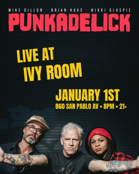 Mike Dillon and Punkadelick featuring Nikki Glaspie and Brian Haas Logo