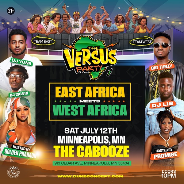  THE VERSUS PARTY “EAST VS WEST” Logo