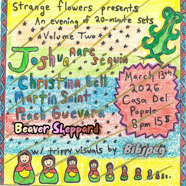 Strange Flowers Presents: A Night of 20-Minute Sets vol. 2  Logo