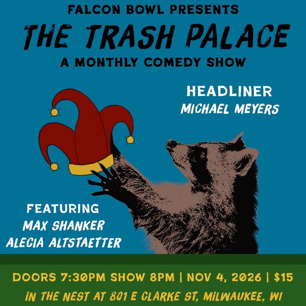Trash Palace: A Monthly Comedy Show Logo