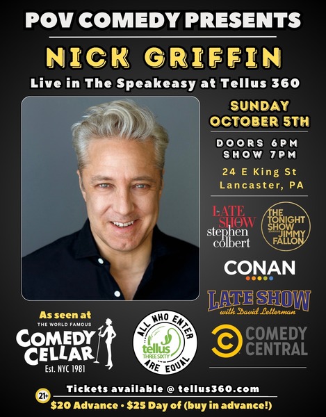 POV Comedy presents Nick Griffin Logo
