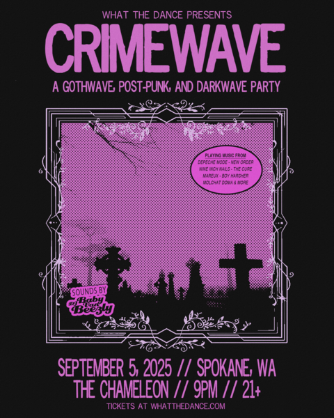 Crimewave: A Darkwave Party Logo