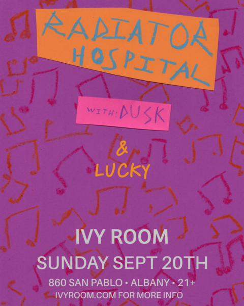 Radiator Hospital + Dusk + Lucky Logo