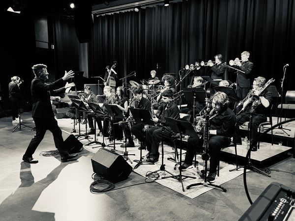 DSA Jazz Workshop Orchestra Big Band and Combos Logo