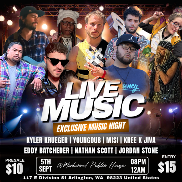 Kyler Kreuger // YoungDub // Misi // Kree x Jiva // Eddy Batcheder // Nathan Scottt // Jordan Stone Logo