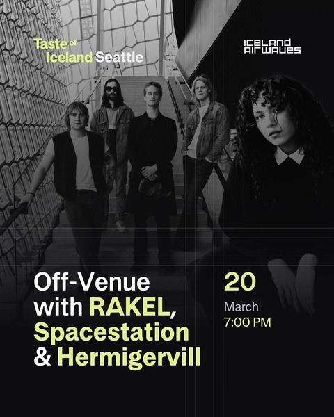 SOLD OUT Iceland Airwaves Off Venue with Spacestation + RAKEL + DJ Hermigervill Logo