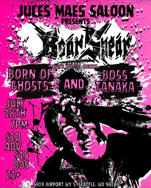  Boar Spear // Born of Ghosts // Boss Tanaka Logo