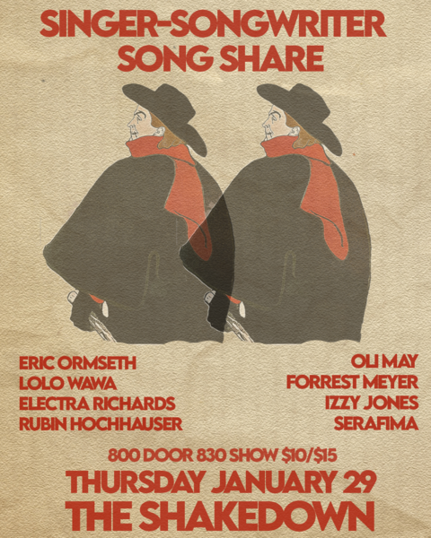 Singer-songwriter song share!  Logo